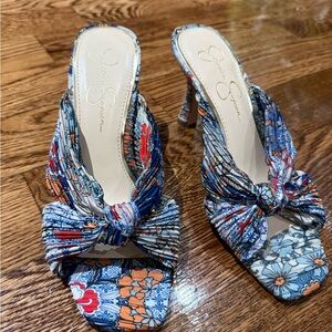 Jessica Simpson Women's Knotted Floral Heels - Multicolor